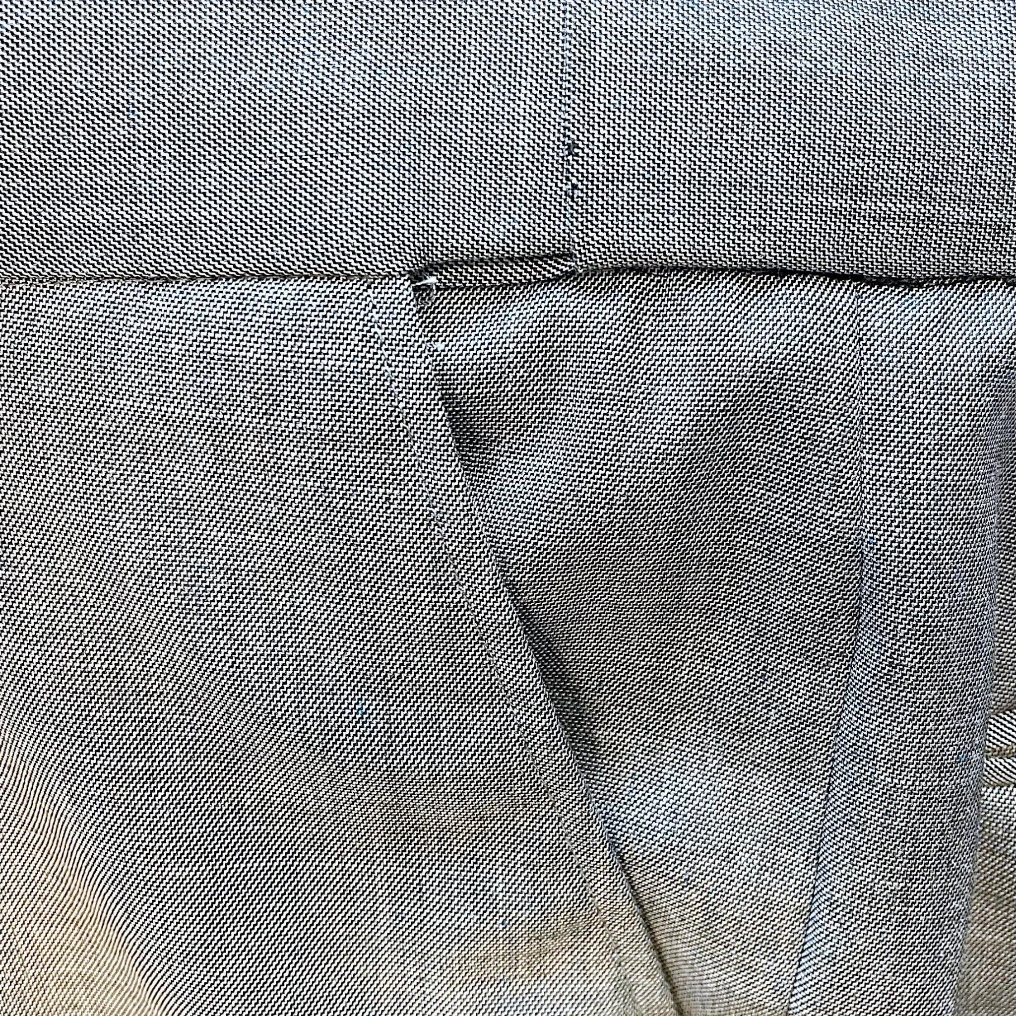 3pc Oatmeal Sharkskin Suit