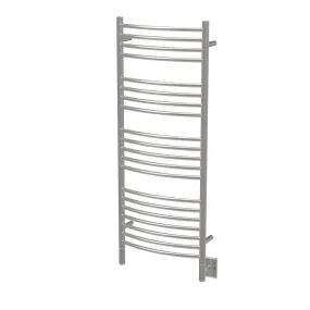 Amba DCP Jeeves Model D Curved 20 Bar Hardwired Towel Warmer in Polished