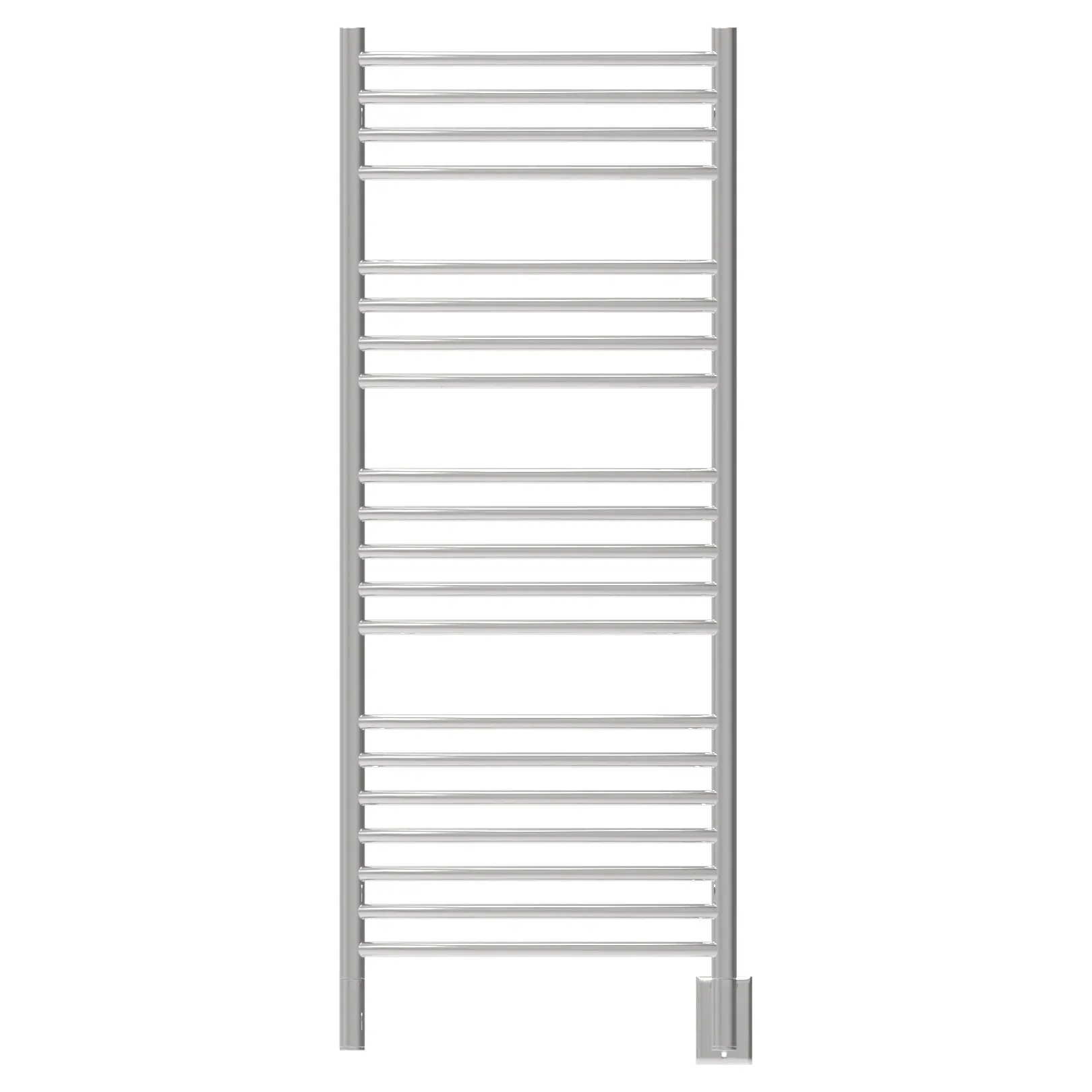 Amba DCP Jeeves Model D Curved 20 Bar Hardwired Towel Warmer in Polished