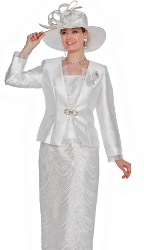 Aussie Austine  Church Suit 5816 - White