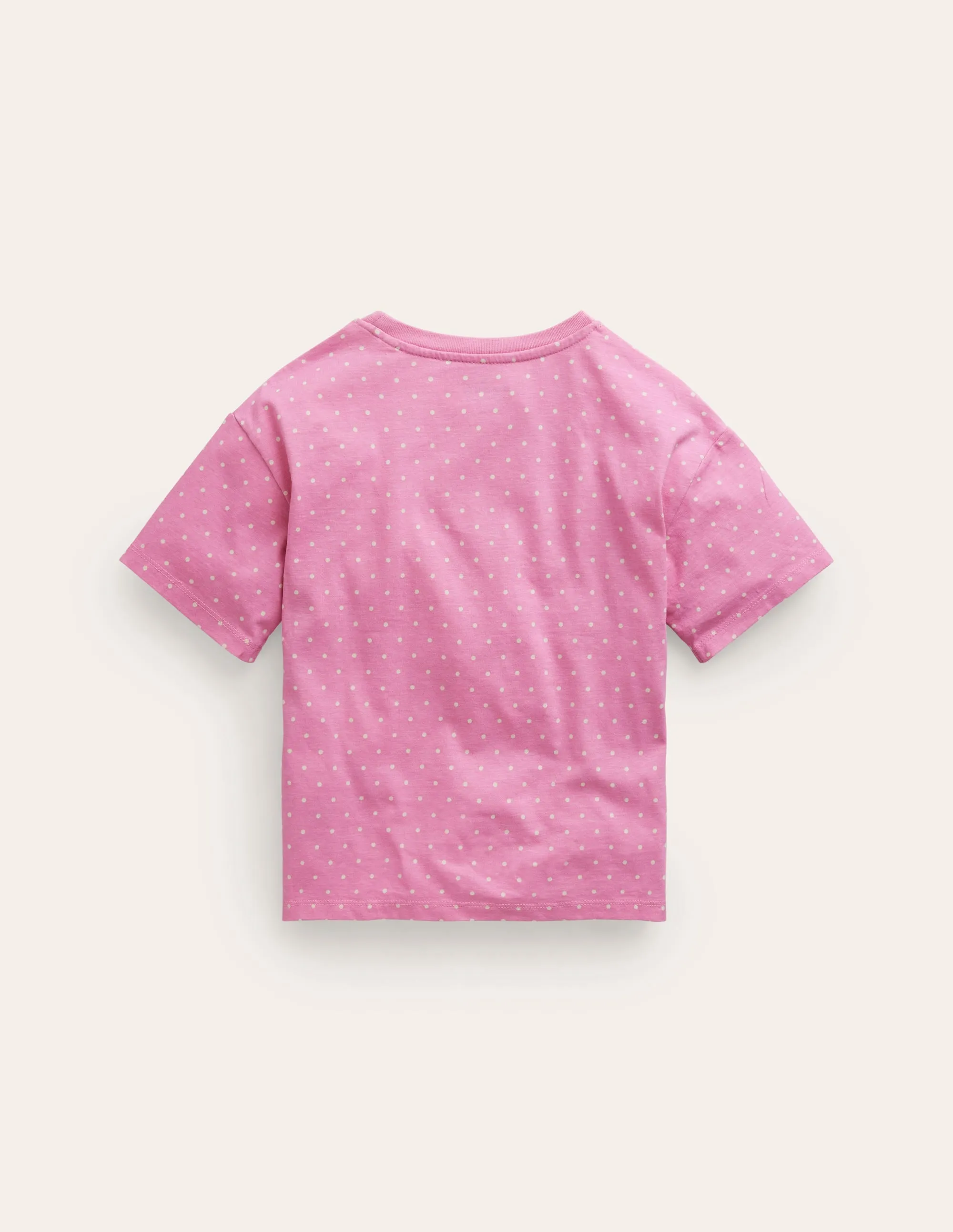 Boucle Relaxed T-shirt-Cosmos Pink Strawberry