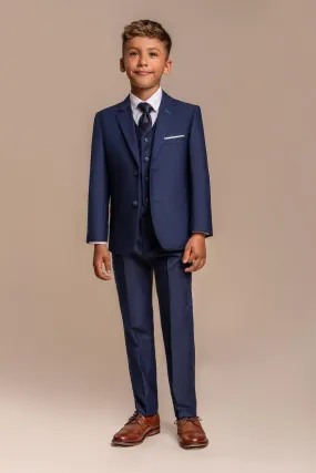 Boys Jefferson Navy Three Piece Suit