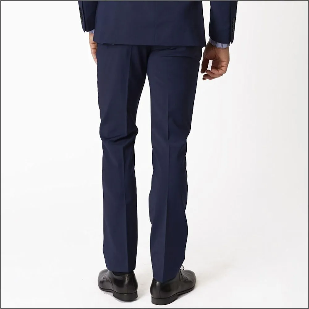 Brook Taverner Cassino Blue Fashion Fit Washable Crease Resistant Suit-