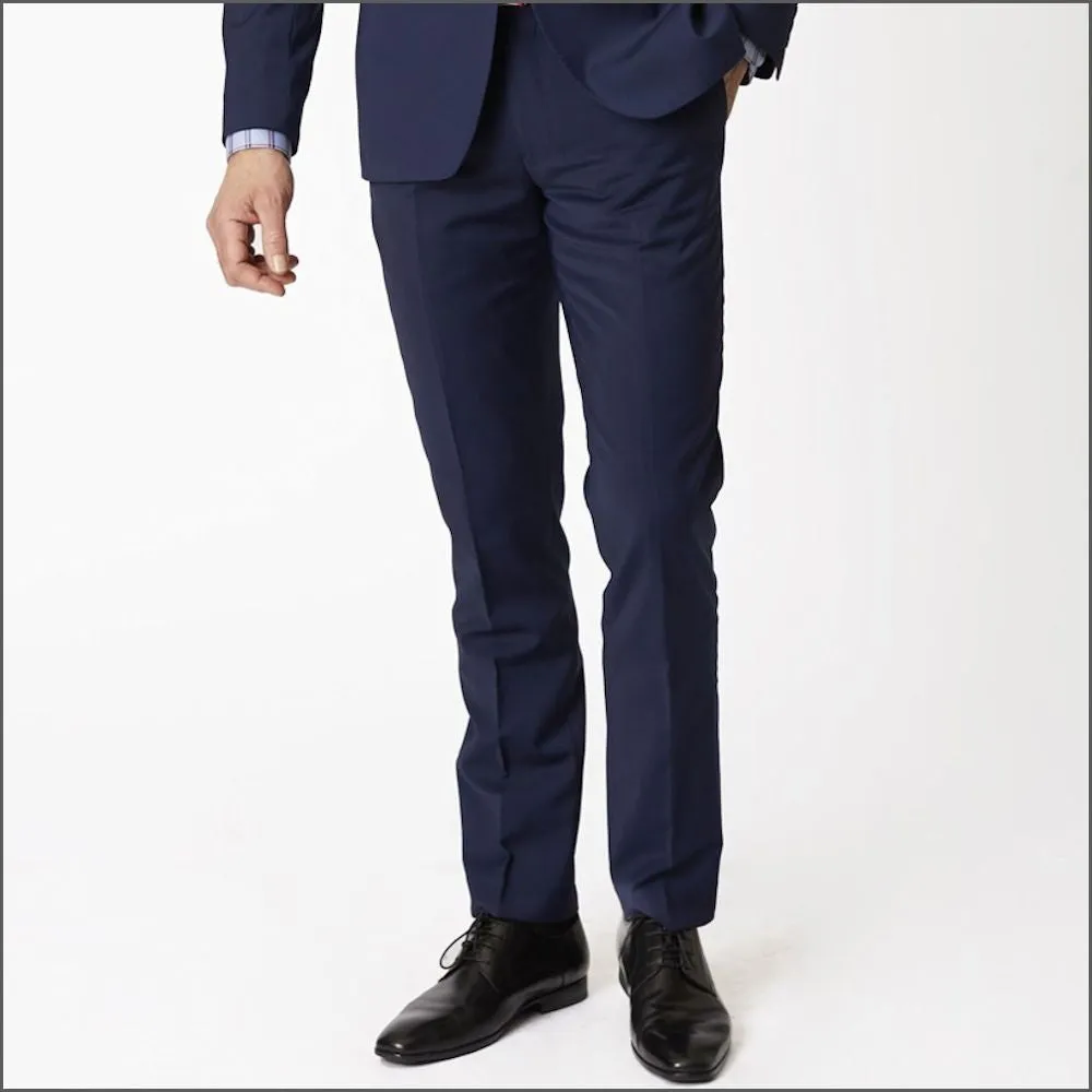 Brook Taverner Cassino Blue Fashion Fit Washable Crease Resistant Suit-