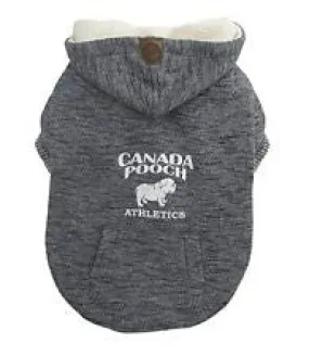 Canada Pooch Cozy Caribou Hoodie Grey