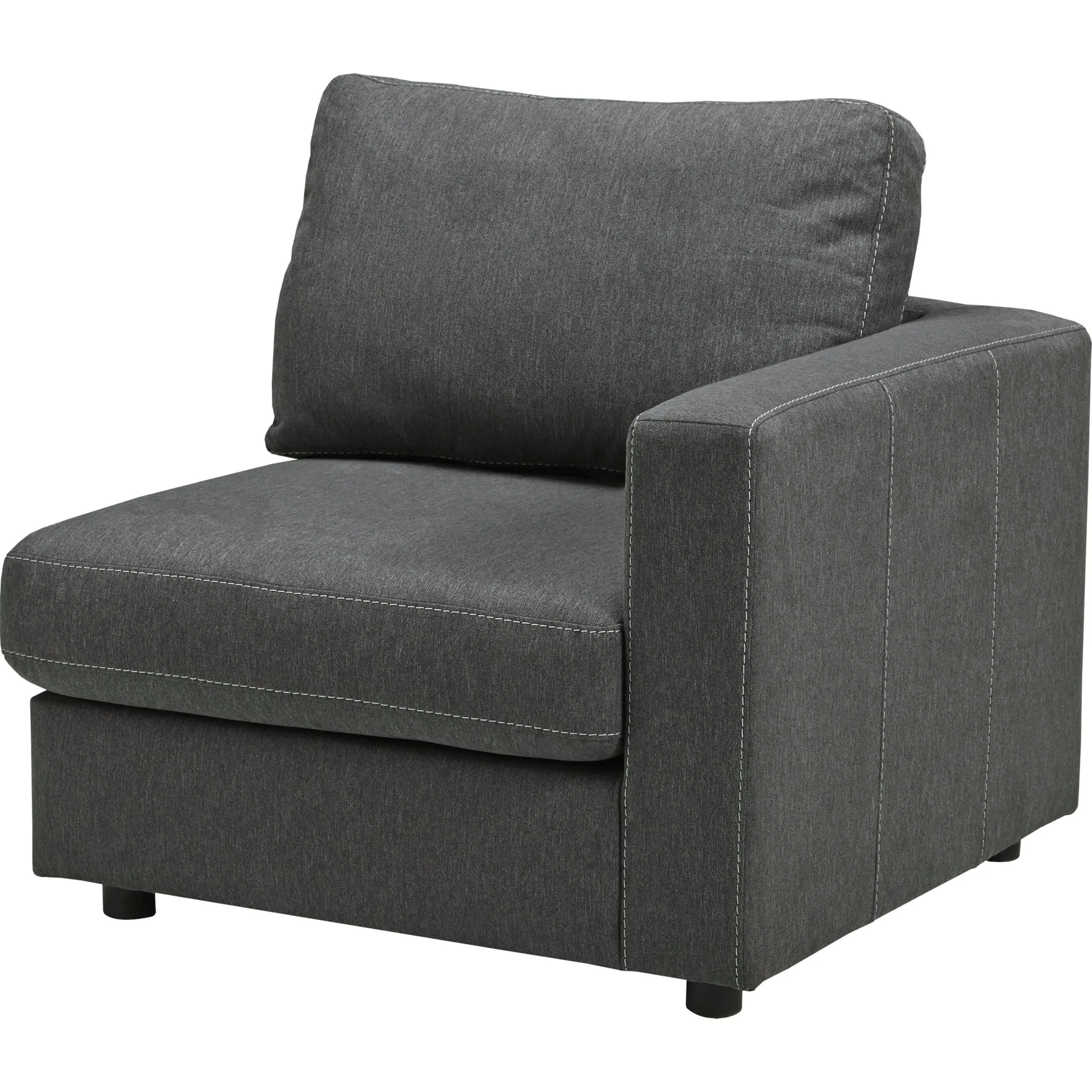 Candela 3 Piece Sofa - Charcoal