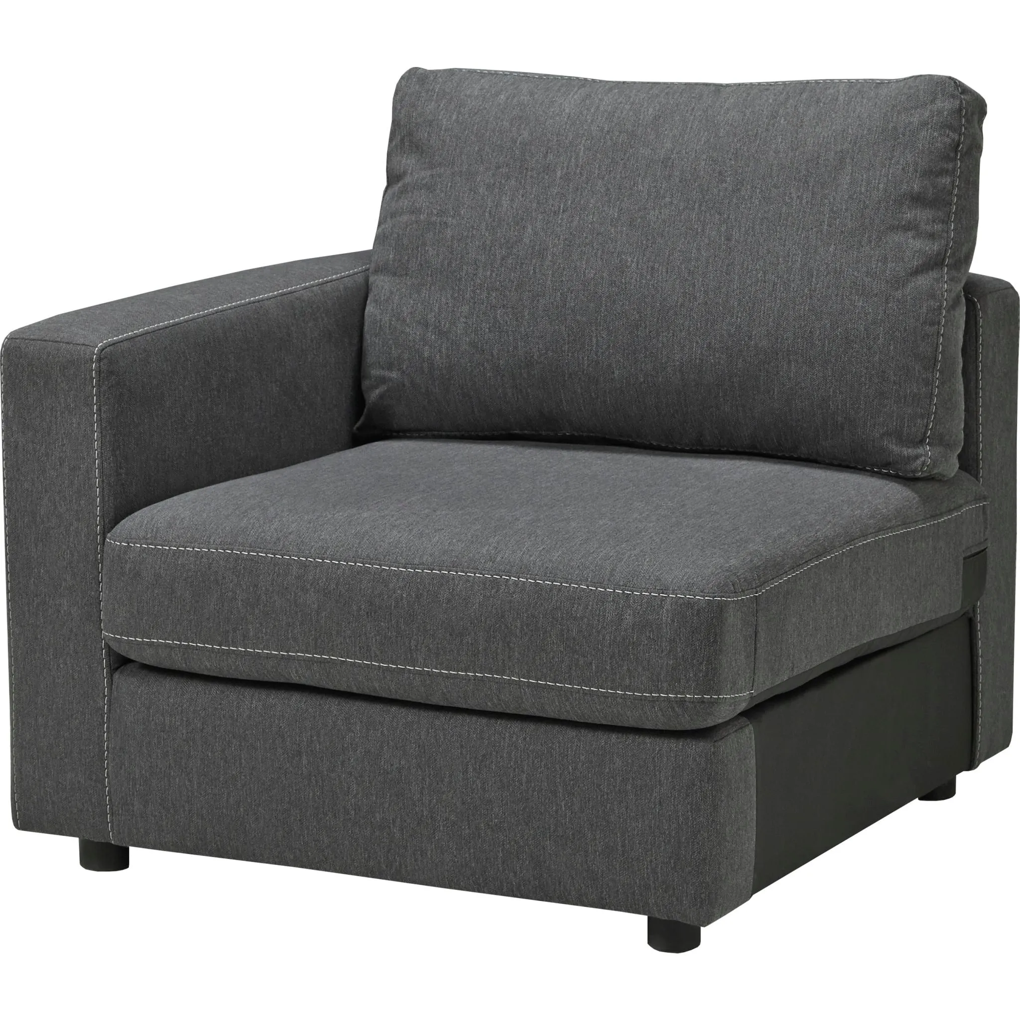 Candela 3 Piece Sofa - Charcoal