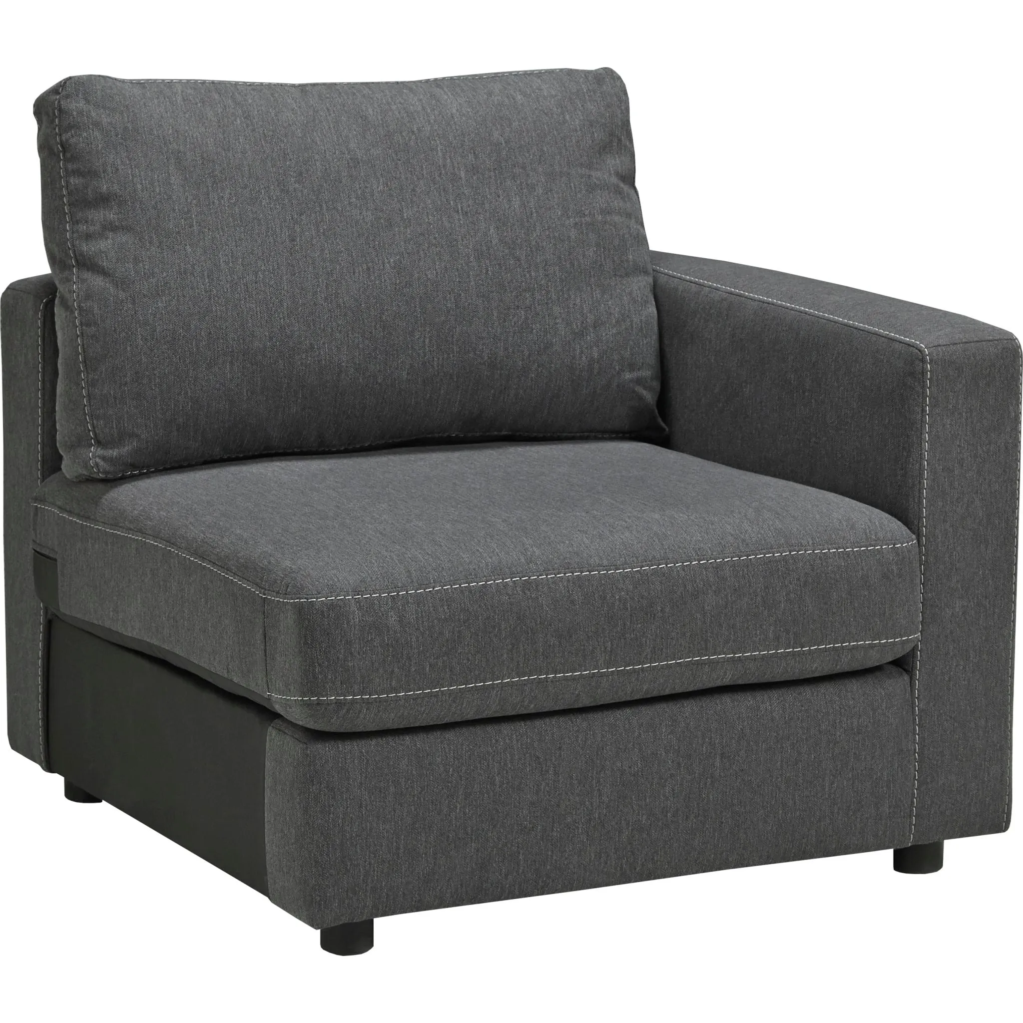 Candela 3 Piece Sofa - Charcoal