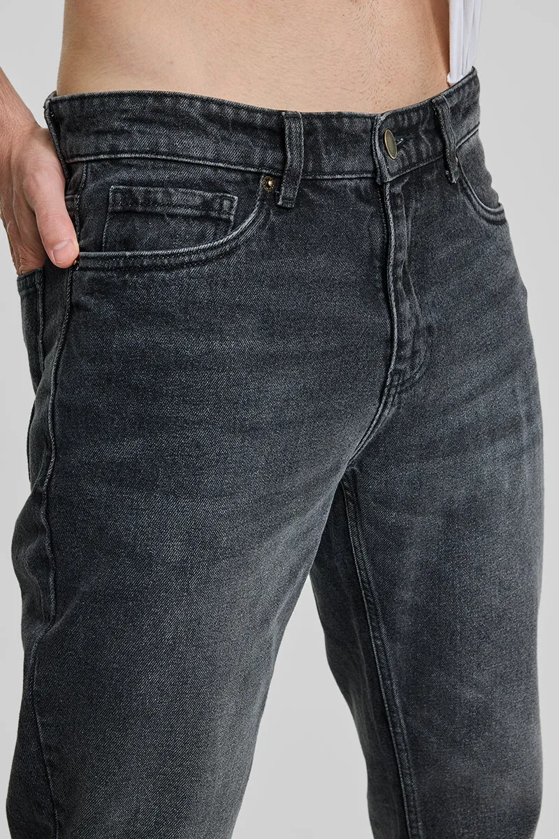 Charcoal Grey Relaxed Fit Jeans