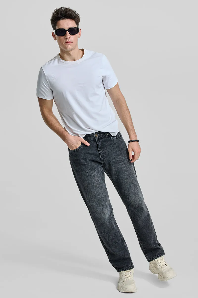 Charcoal Grey Relaxed Fit Jeans