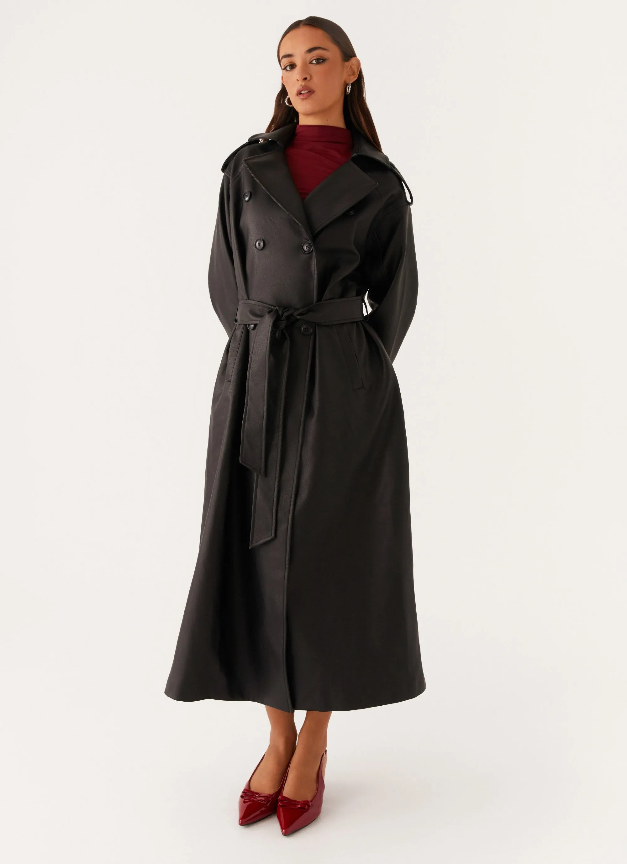 Cleveland Trench Coat - Black