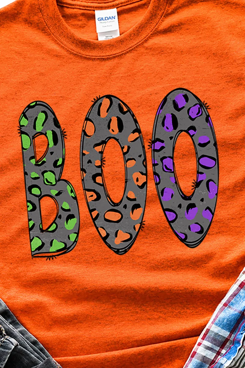 Colorful Boo Short Sleeve Relaxed Fit T-Shirt