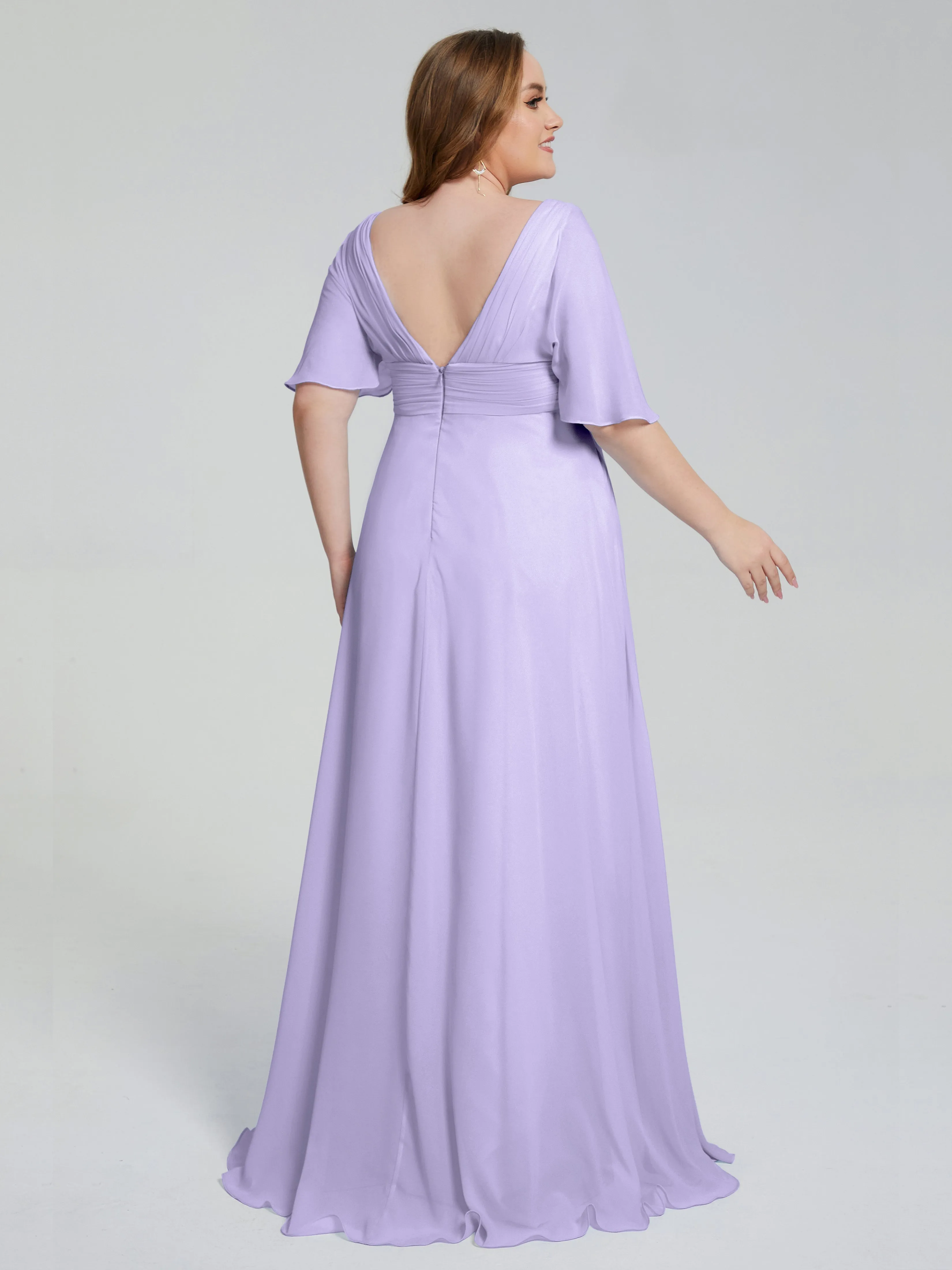 Daniela Elegant Short Sleeves Mother of the Bride Dresses With Pockets