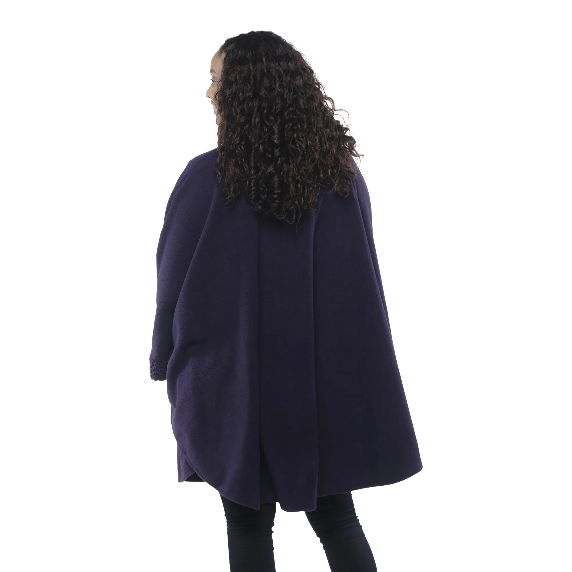 Emily Sherpa Trimmed Cozy Coat and Glove Set