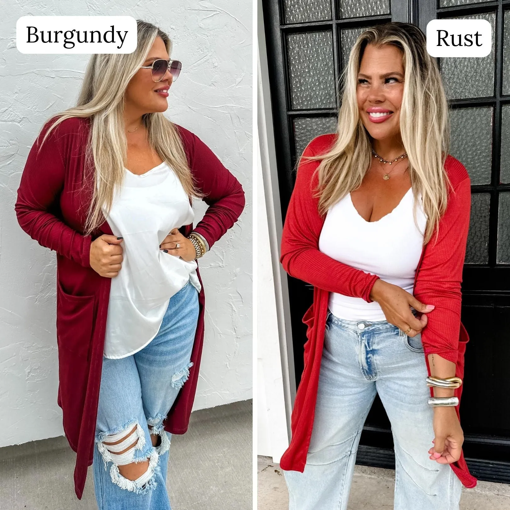 Fall Sierra Cardigan in Six Colors - RTS