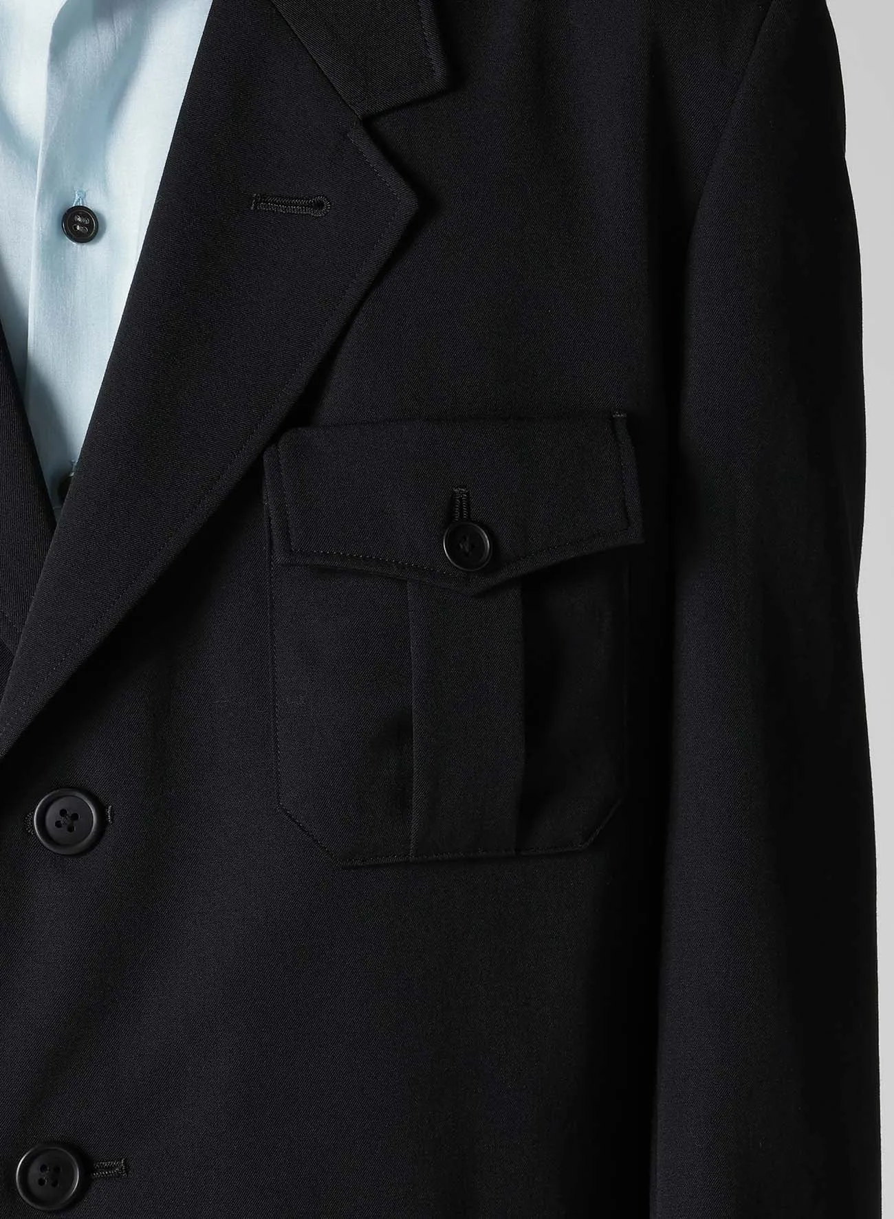 GABARDINE 4-POCKET 3-BUTTON JACKET