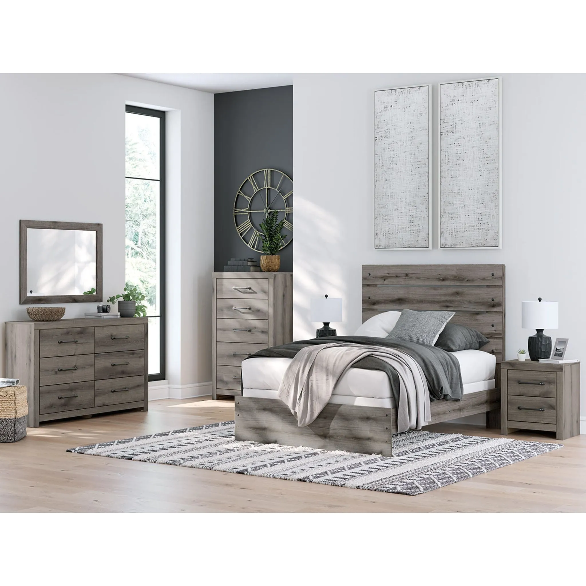 Graystorm Mirror - Brown Gray