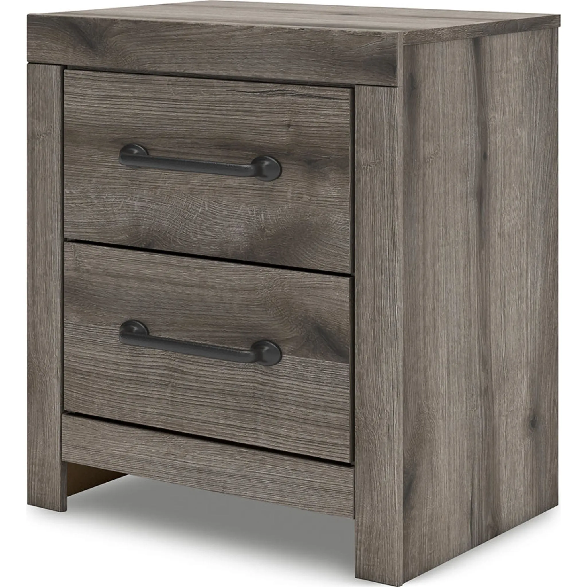 Graystorm Nightstand - Brown Gray