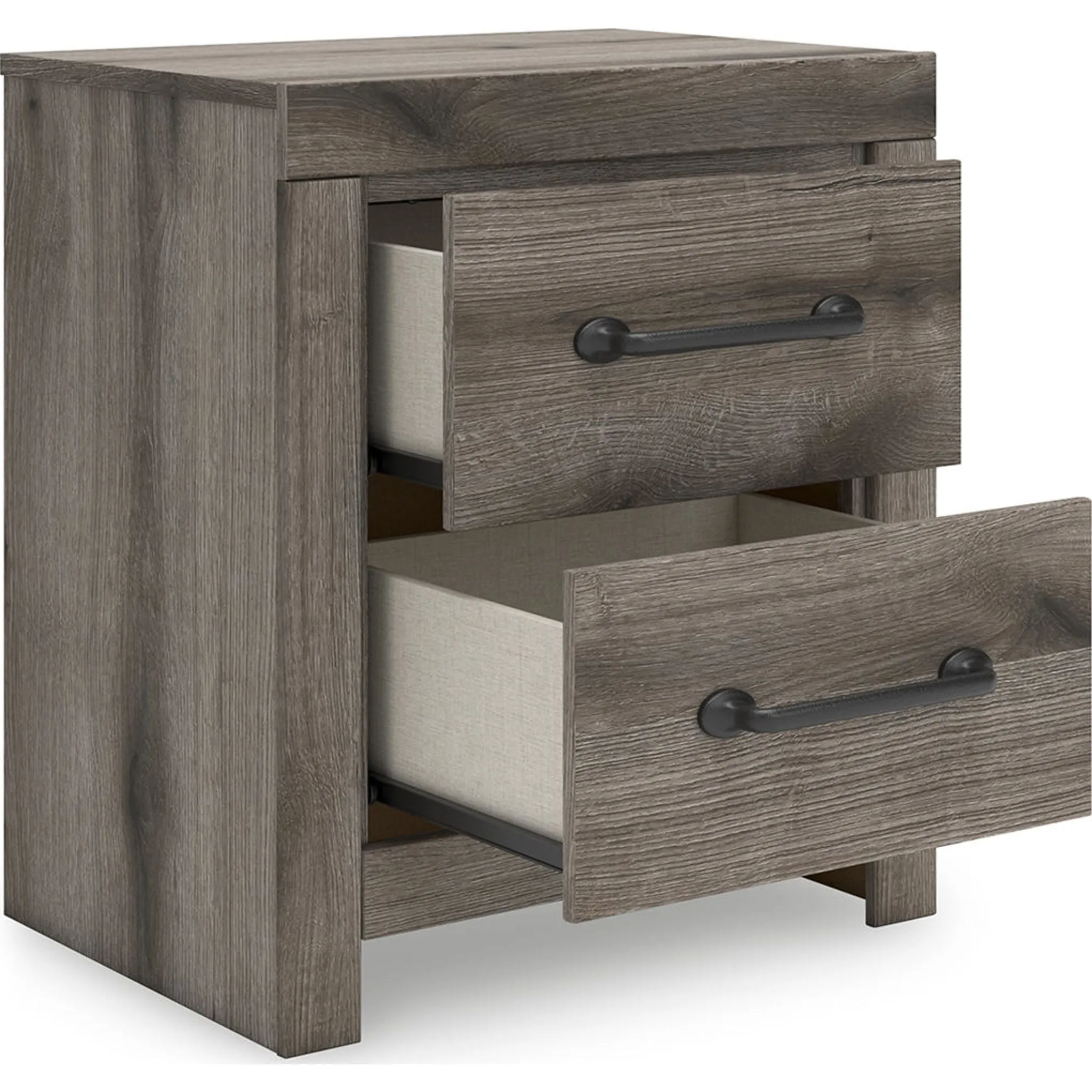 Graystorm Nightstand - Brown Gray