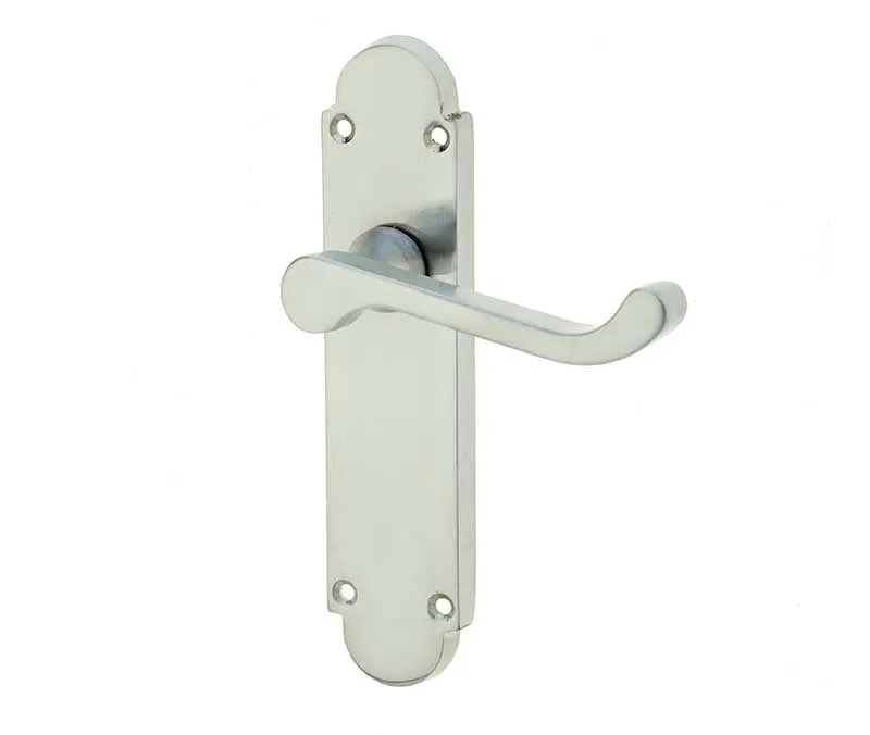 Jedo Epsom Suite Door Handle on Backplate - Lock / Latch / Bathroom