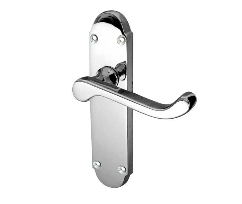 Jedo Epsom Suite Door Handle on Backplate - Lock / Latch / Bathroom