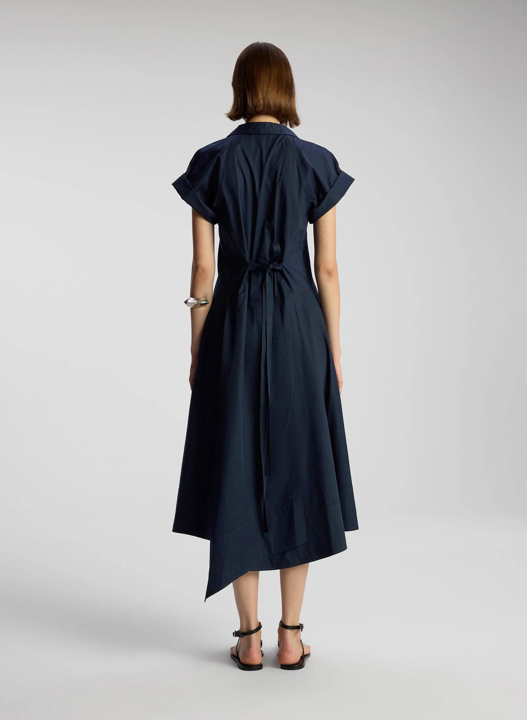 Julianna Cotton Midi Shirtdress