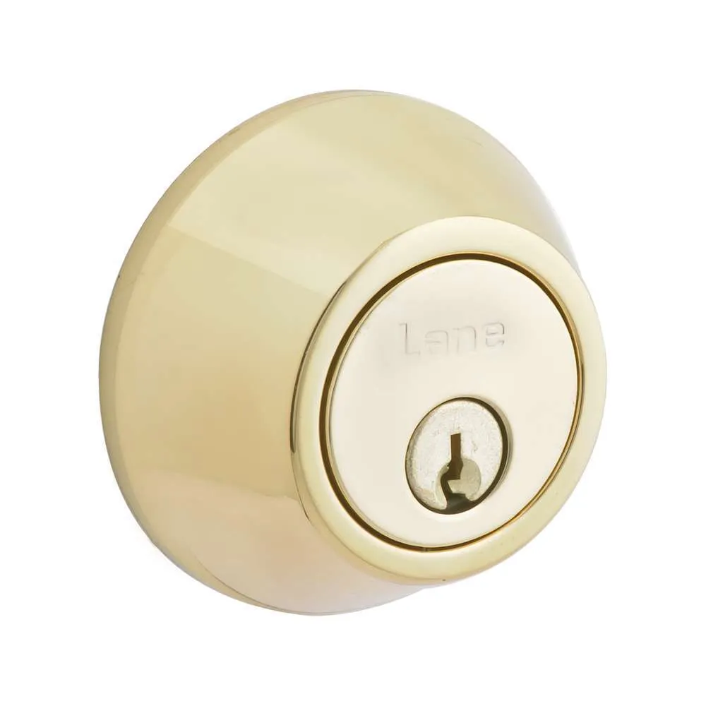 Lane Deadbolt D/Cylinder PB