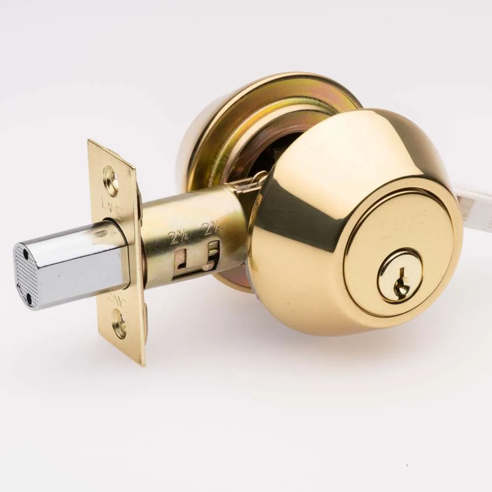 Lane Deadbolt D/Cylinder PB