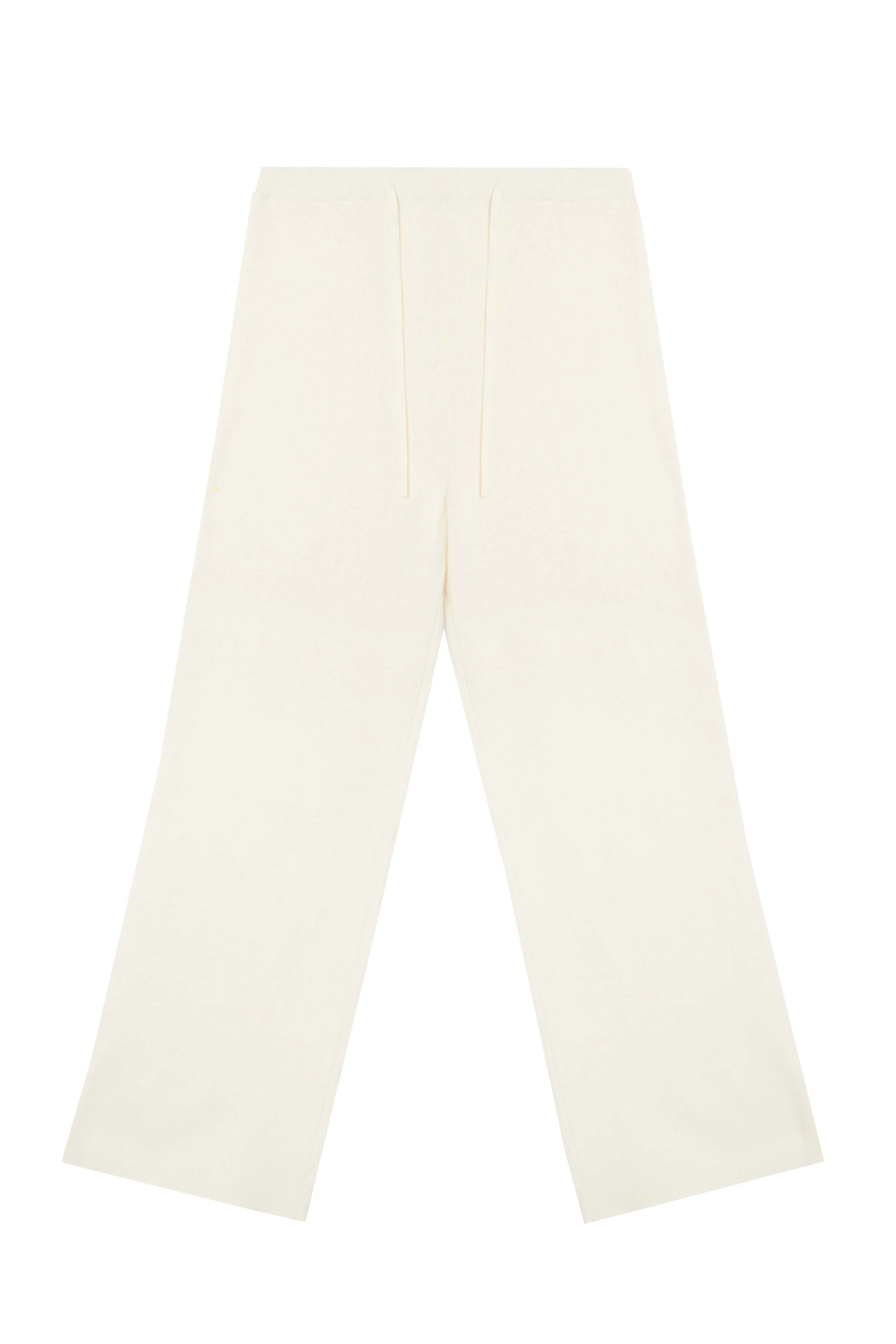 Lounge Ivory Knitted Rib Trousers