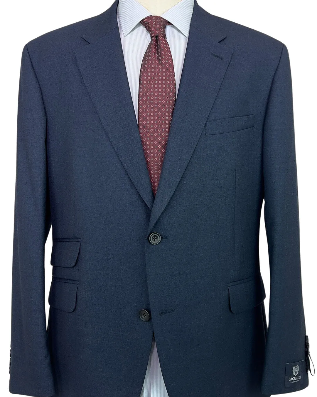 Navy Super 120 Microweave Suit