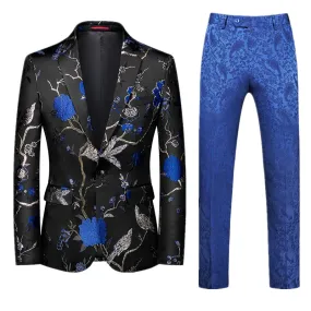 Nico Jacquard Luxury Party 2 Piece Men's Suit