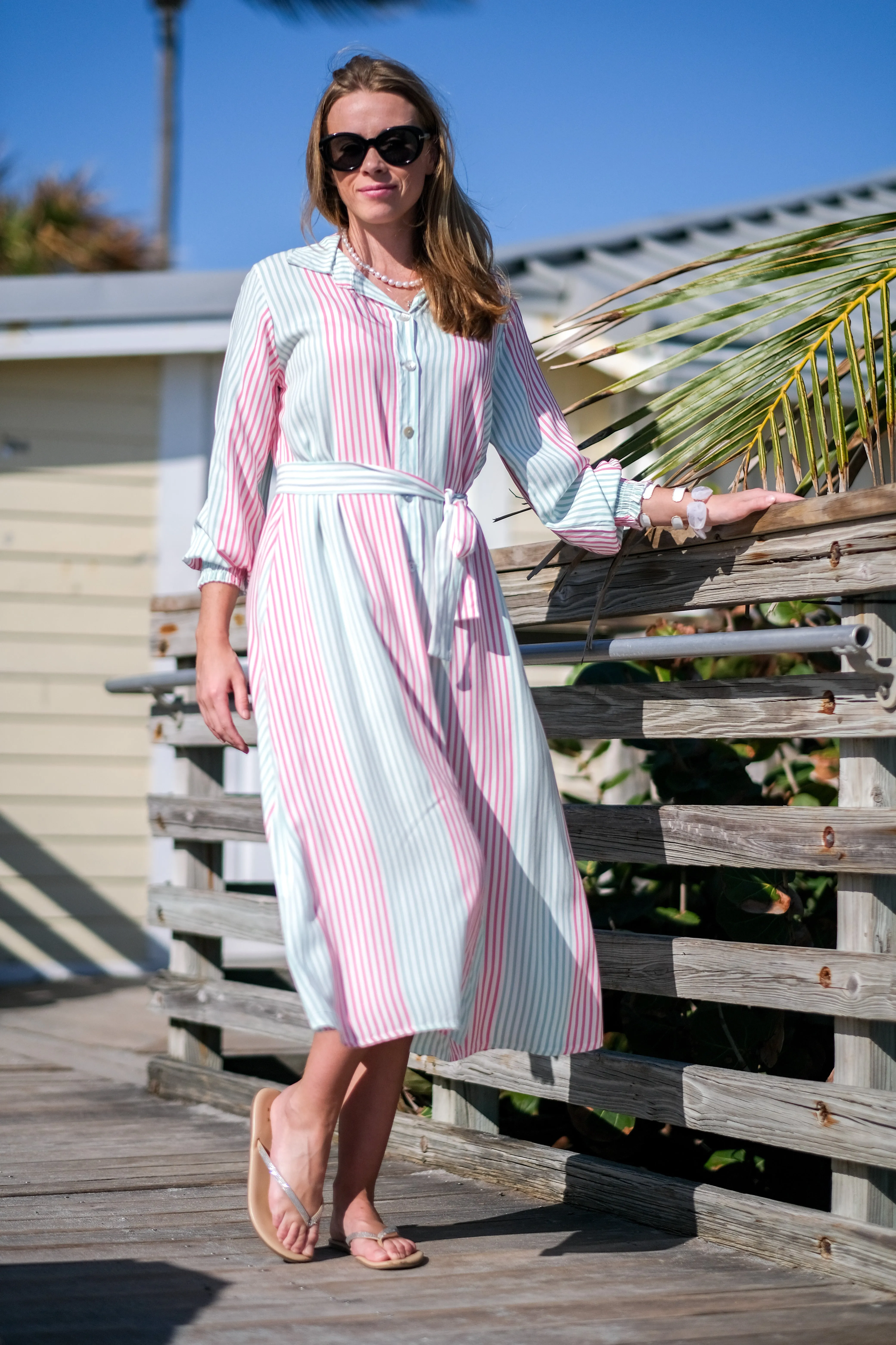 Patricia Long Striped Dress