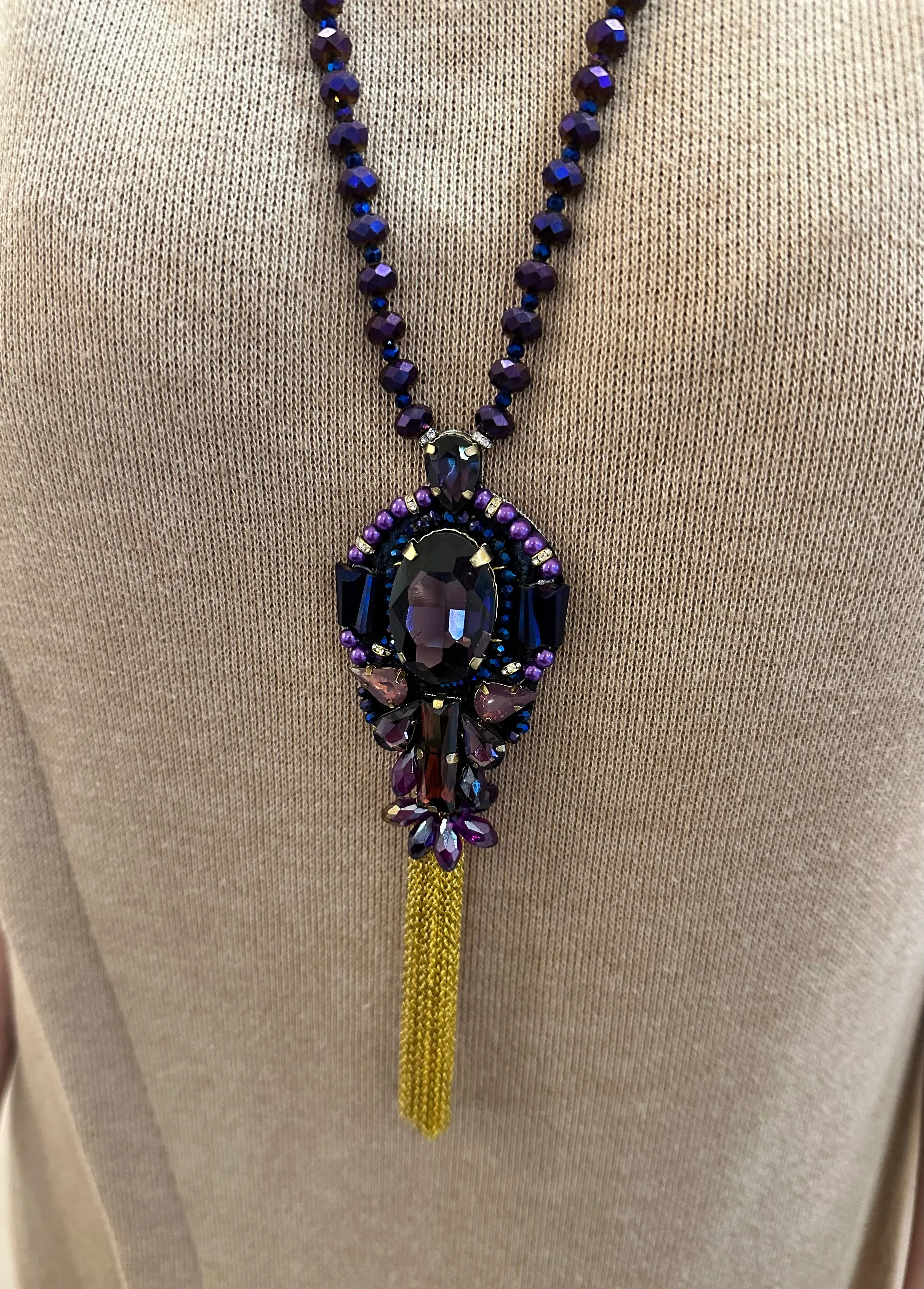 Purple Nelly Necklace