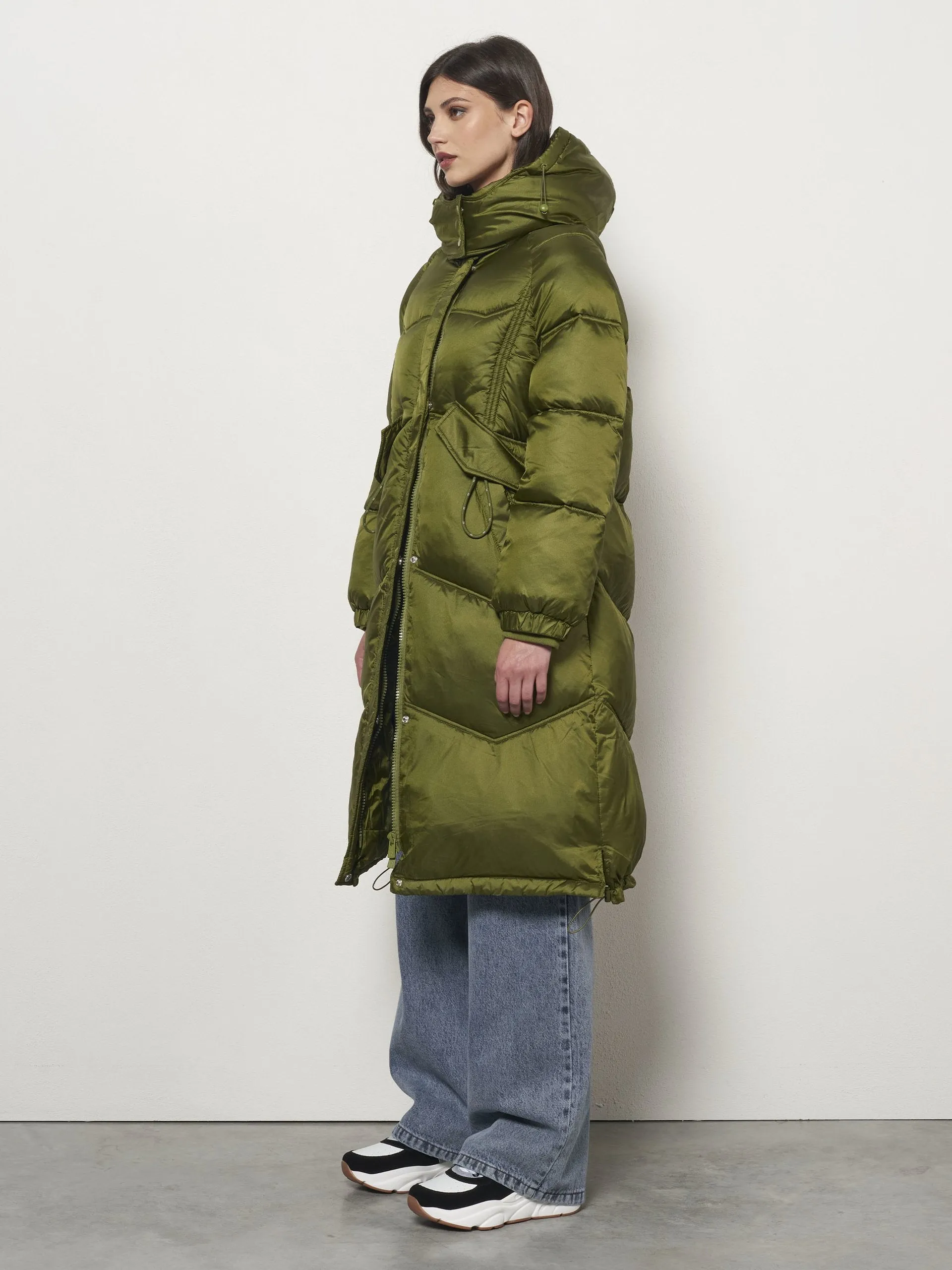 Quilted Long Puffer