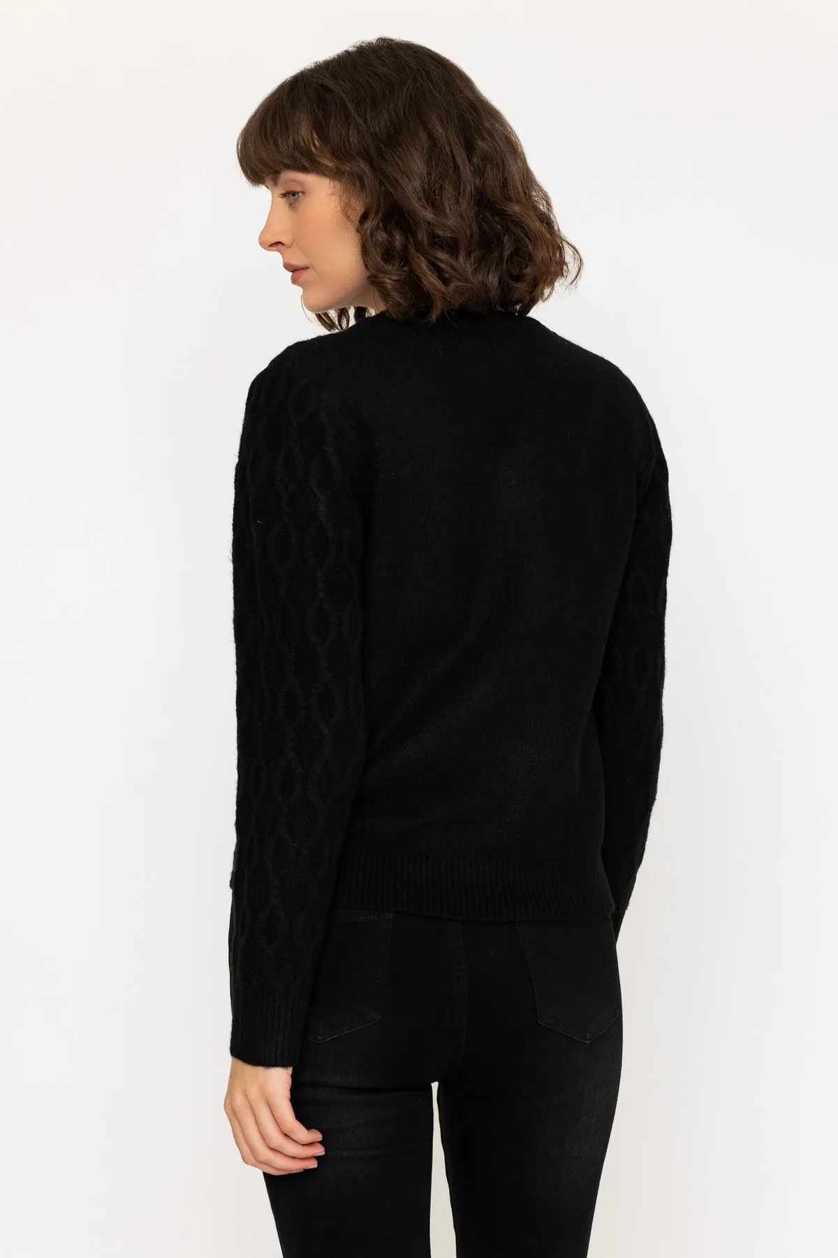 Soft Touch Cardigan in Black