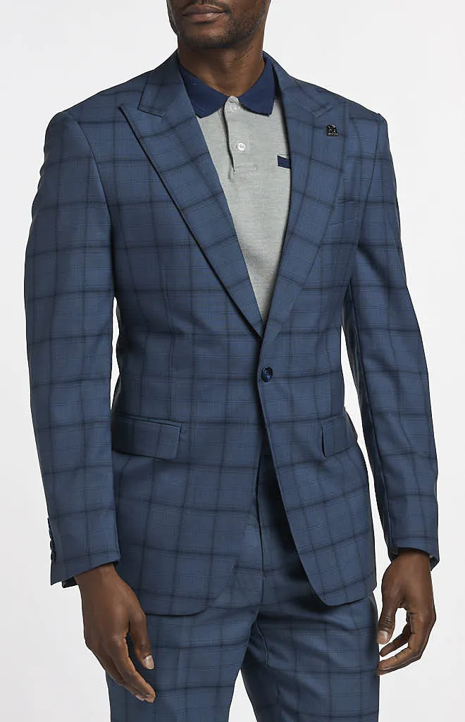 Stacy Adams Plaid Suit Jacket