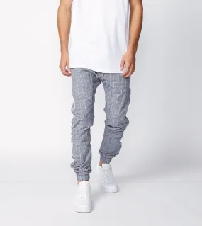 Sureshot Pipeline Check Jogger Grey/White