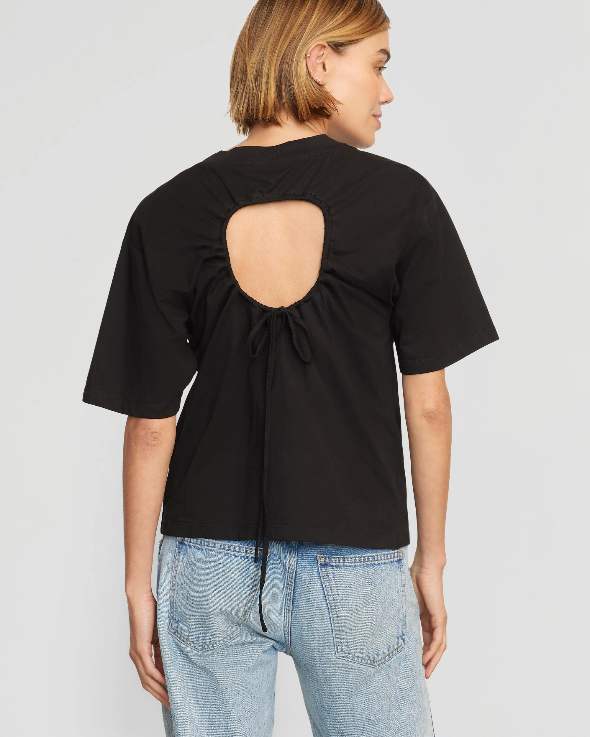 Tommie Relaxed Open-Back Tee