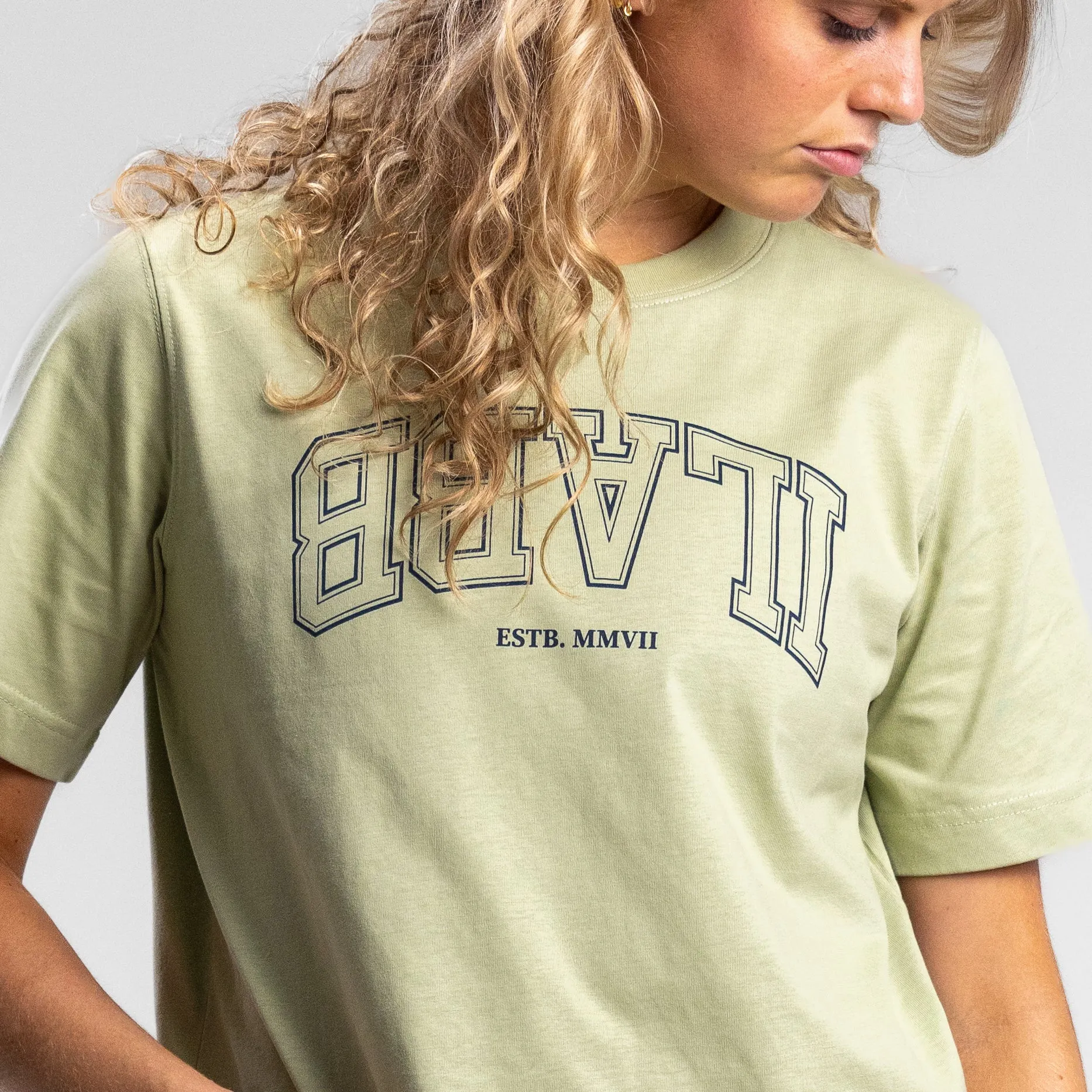 Varsity Line Relaxed Tee Women's Sage