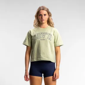 Varsity Line Relaxed Tee Women's Sage