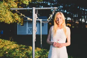 White Classic Dress