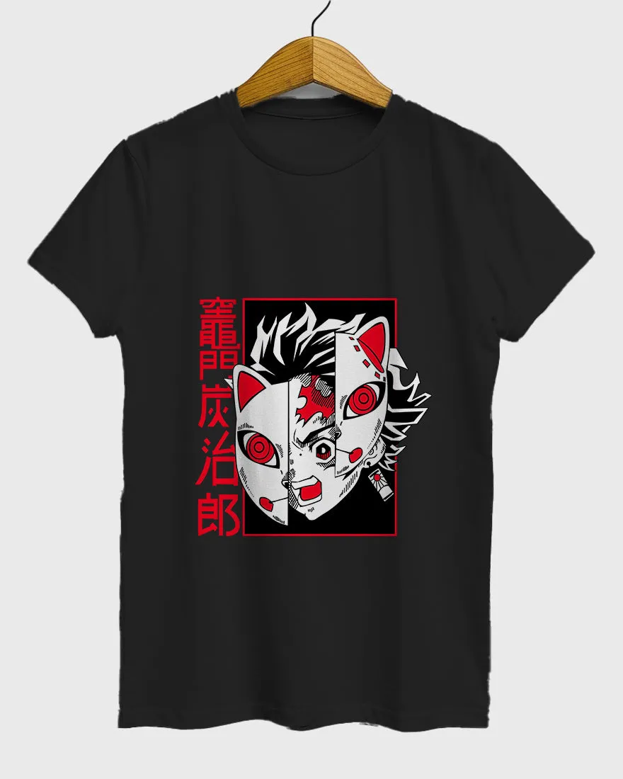 Womens Relaxed Fit TShirt Anime Chainsawman Tanjiro