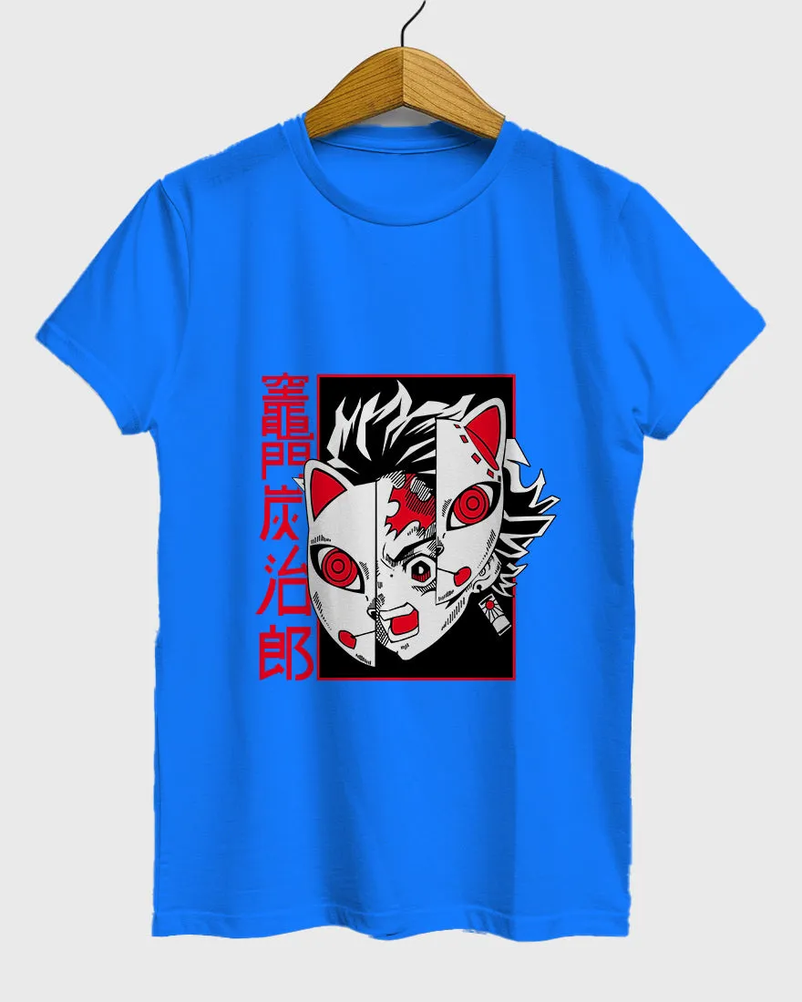 Womens Relaxed Fit TShirt Anime Chainsawman Tanjiro