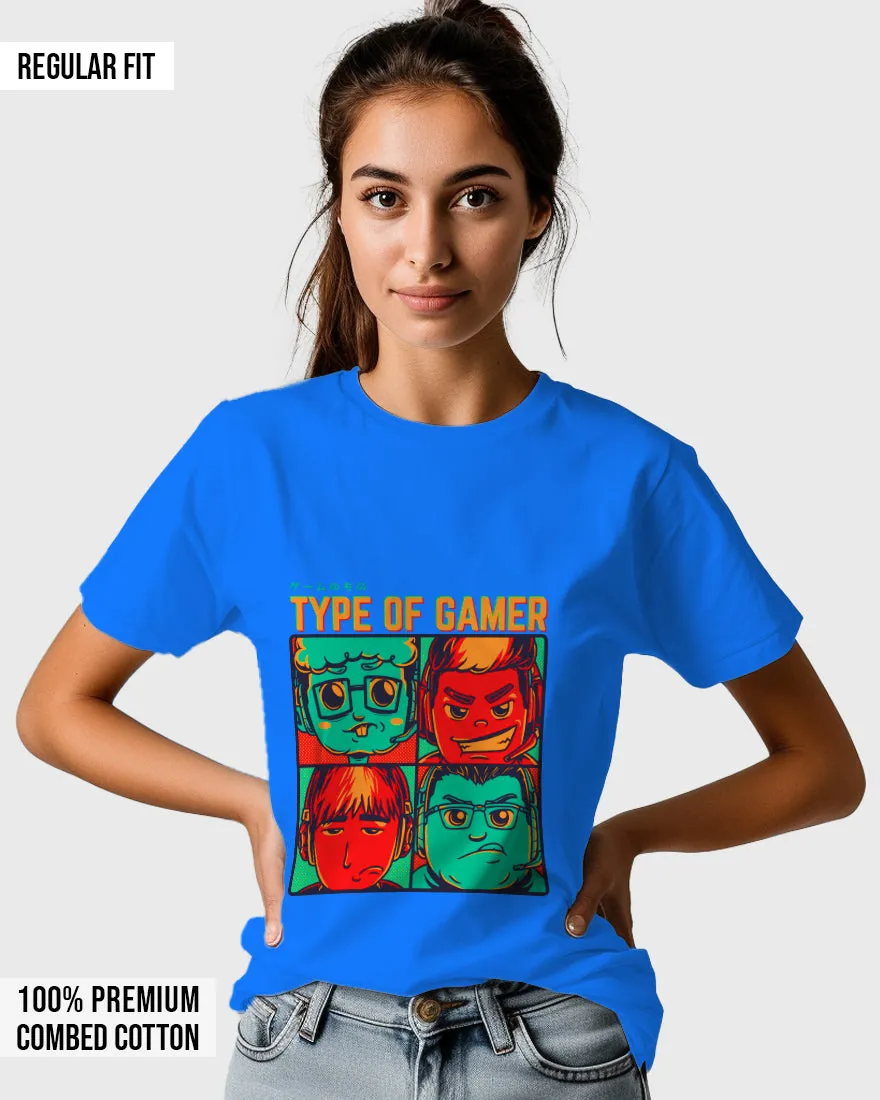 Womens Relaxed Fit TShirt Gaming Game Lovers