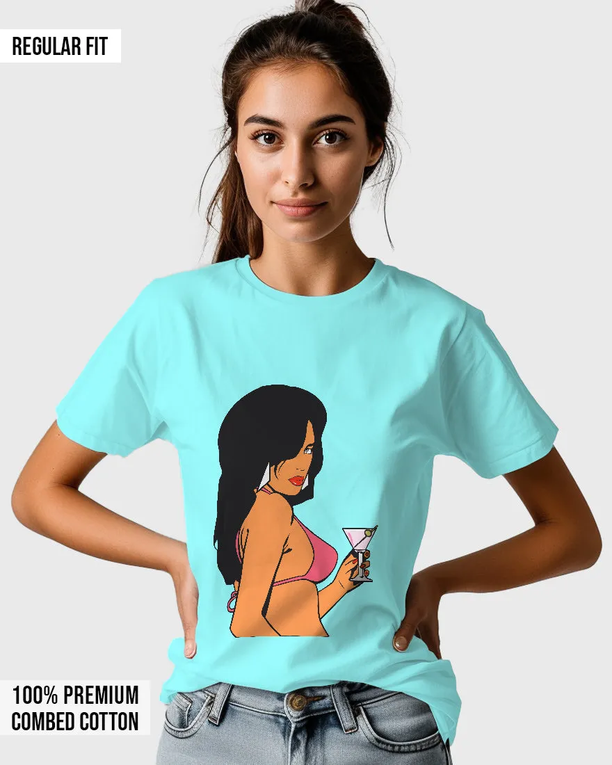 Womens Relaxed Fit TShirt Gaming Gta