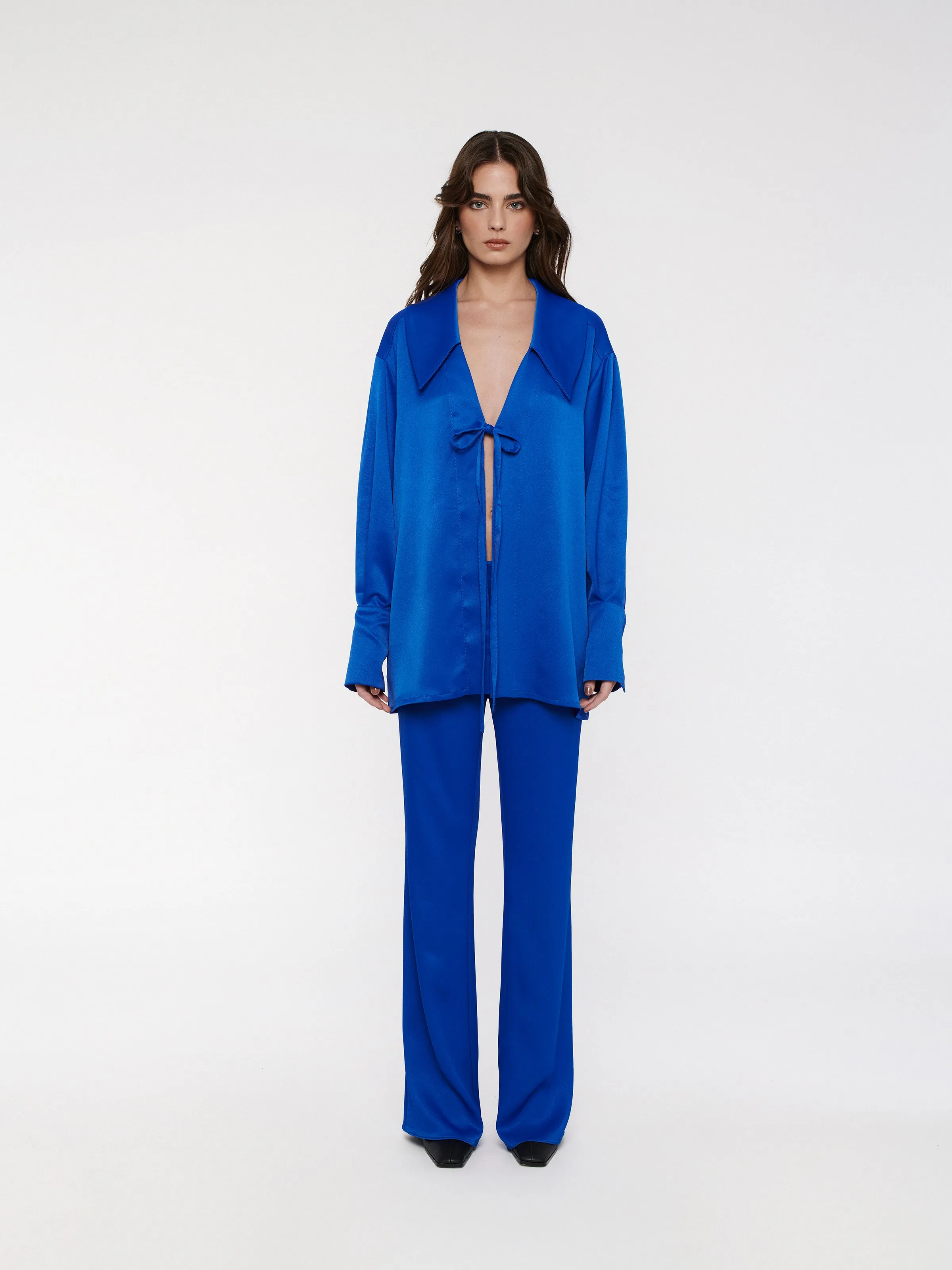 WYN trousers - cobalt blue