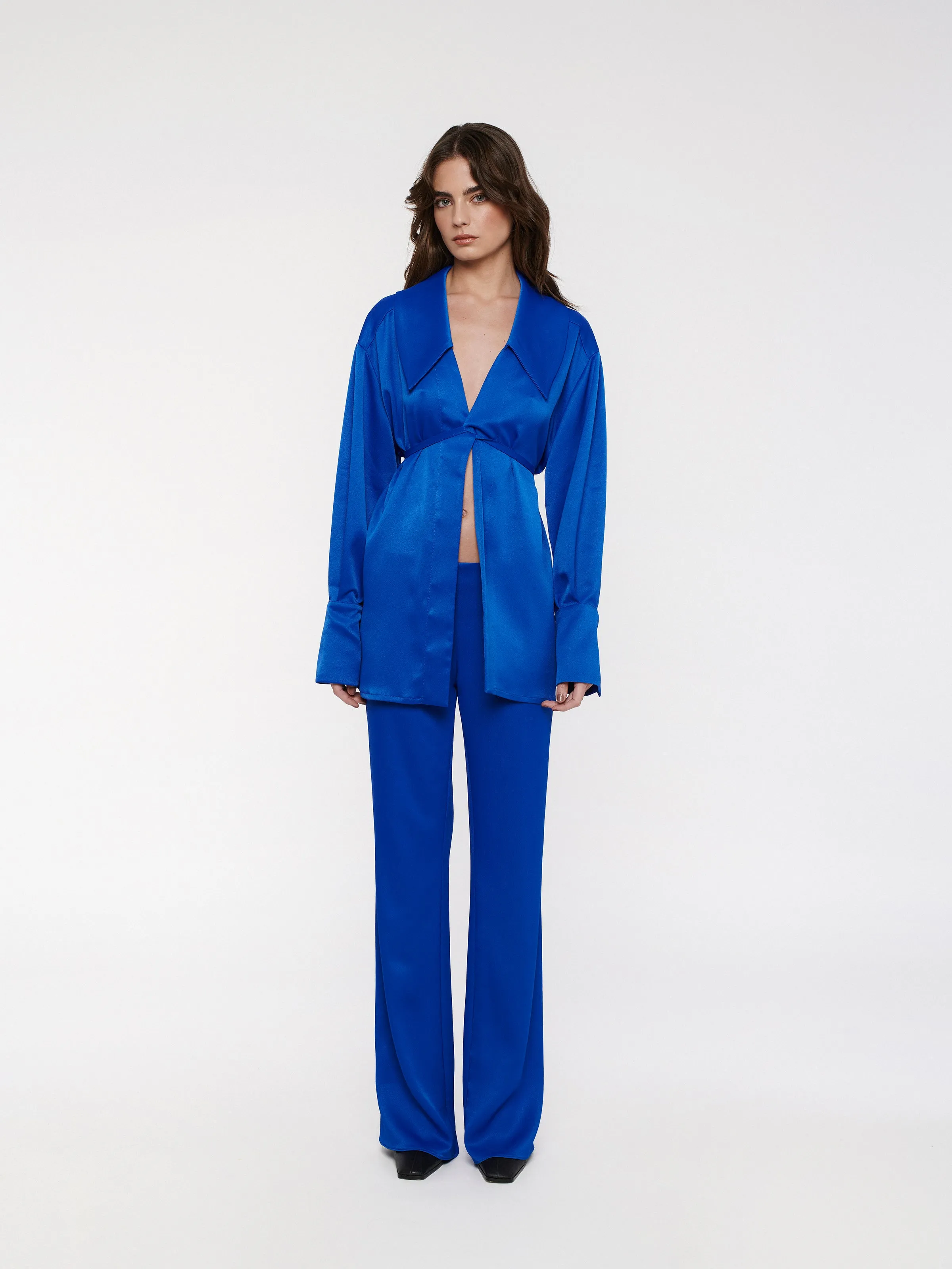 WYN trousers - cobalt blue